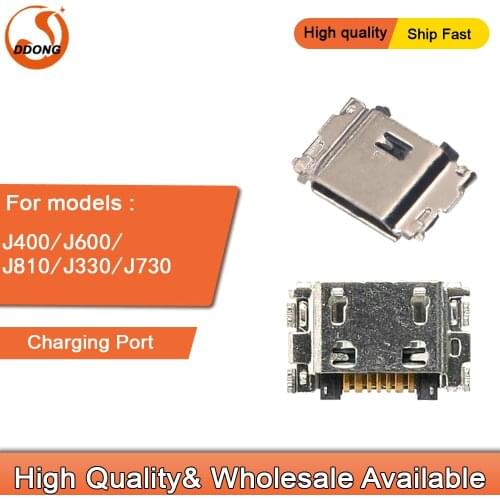 10pcs/lot for Samsung Galaxy J330 J530 J4 J400 J6 J600 J600F J8 J810 2018 Charging Port USB jack socket connector charger