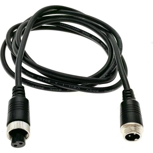 2m GX12 cable connectors 2 pin 3 pin 4 pin Butt joint extension cable plug male to female M12 5pin 6pin