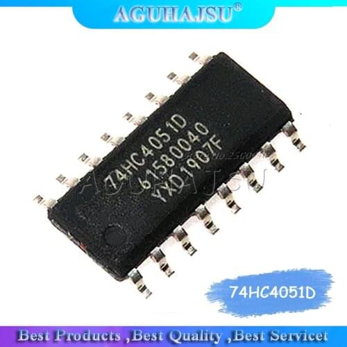 20PCS 74HC4051D SOP16 74HC4051 SOP SN74HC4051DR SOP-16 SMD new and original IC