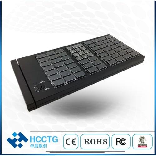 66Keys KB66 SDK free Professional special application Custom Key With Magentic card reader Track Programmable Membrane keyboard