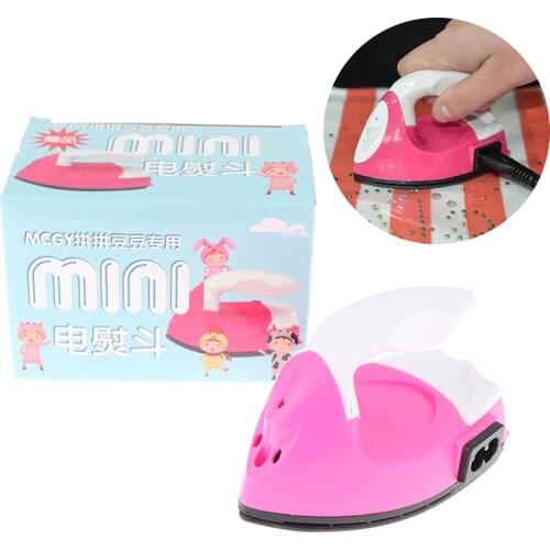 Mini Electric Iron Small Portable Travel Crafting Craft Clothes Sewing Supplies