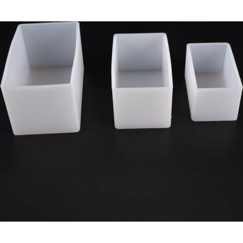 1 PCS Rectangle Translucent Silicone Mold For Jewelry Making Tool Moulds UV Epoxy Resin Decorative Craft