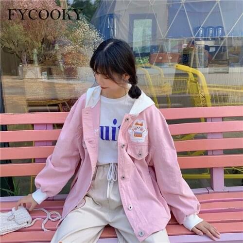 Женские куртки с капюшоном FYCOOKY China At AliExpress