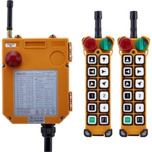 Hydraulic equipment Radio Wirelss industrial remote control switch F24-12D 2 transmitter and 1 receiver