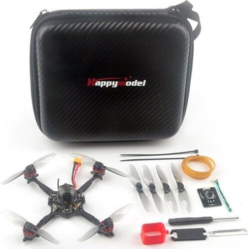 Happymodel FPV Racing Drone Crux3 1-2S 3 Inch 115mm 4 In 1 AIO CrazybeeX 5A CADDX EX1202.5 KV6400 Motor Toothpick