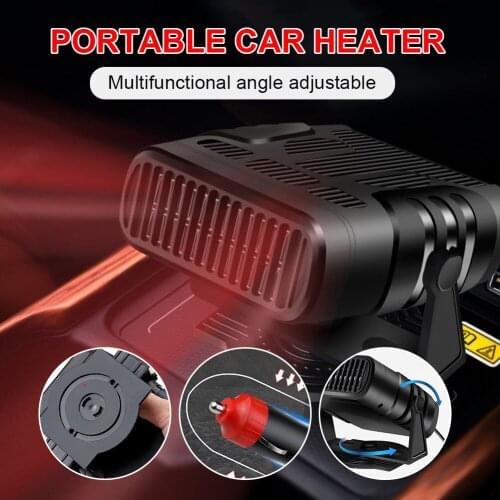 Hot Sale Car Heater 12V 24V Electric Car Heater Windshield Defrosting Heating Fan Adjustable Car Lighter Demister Defroster