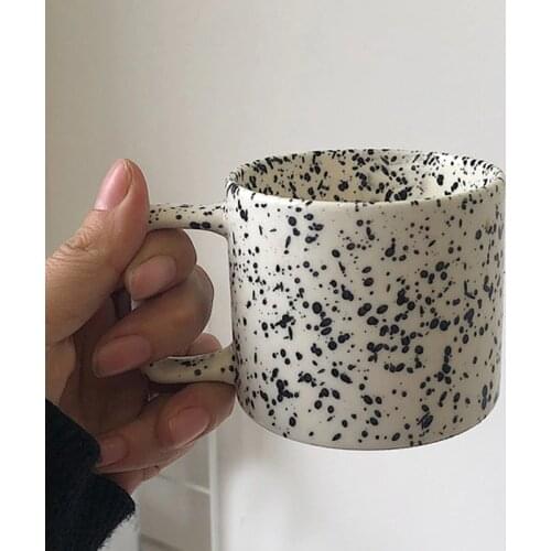 Creative Nordic Mug Ins Square Handgrip Cups Ceramics Mugs Coffee Mug 1pc home decor Milk Tea Cups Drinkware