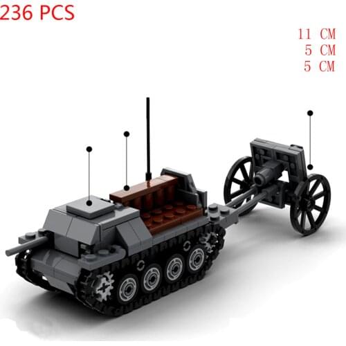 Hot lepining military WWII technic T-20 tractor GAZ vehicles Soviet Army war weapons moc model bricks Building Blocks toys gift