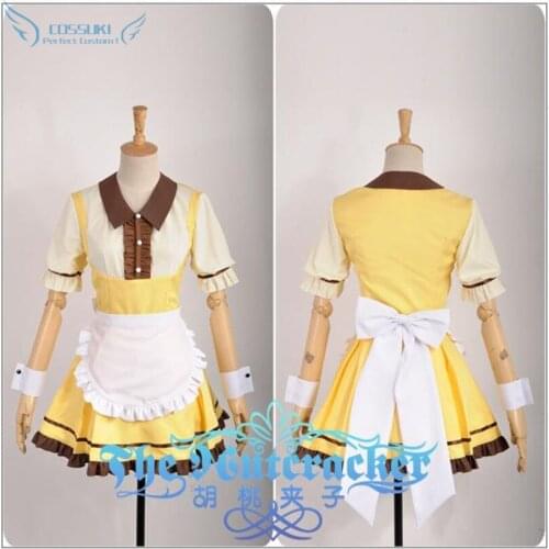 Love Live Minami Kotori Cafe Loita Kawaii Sweet Maid Dress Cosplay Costume , Perfect Custom For You