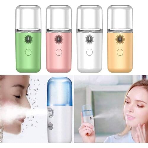 Mini Nano Facial Sprayer USB Nebulizer Face Steamer Liquid Air Fresheners Humidifier Women Beauty Skin Care Disinfect Tools
