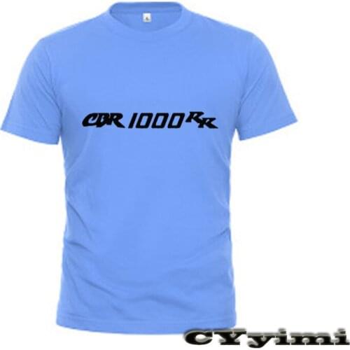 For Honda CBR1000RR / FIREBLADE CBR 1000 RR T Shirt Men New LOGO T-shirt 100% Cotton Summer Short Sleeve Round Neck Tees Male