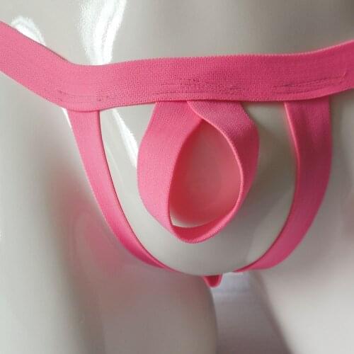 Men Sexy Hollow Hole Pouch G-string T-back Thongs Underwear Harness Mni Briefs