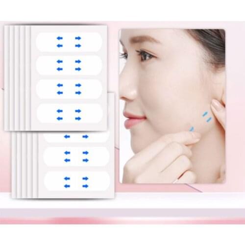 80 Pcs Invisible Thin Face Stickers Fast Face Lift Up Facial Line Wrinkle Sagging Skin V-Shape Chin Adhesive Tape Dropship