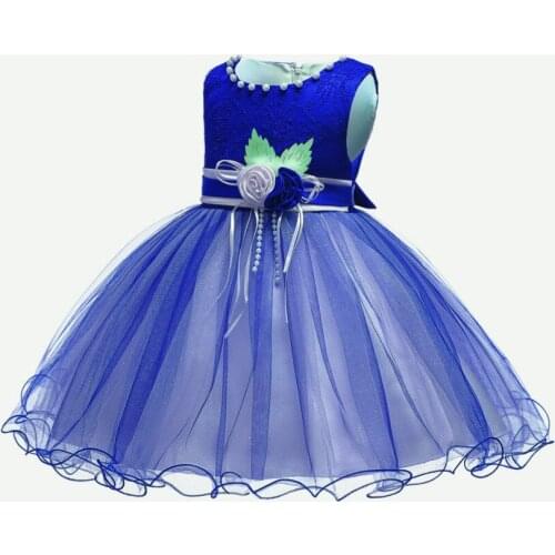 2020 new fashion childrens clothing Newborn Princess Korean Dress Cotton Color-matching Baby Dress