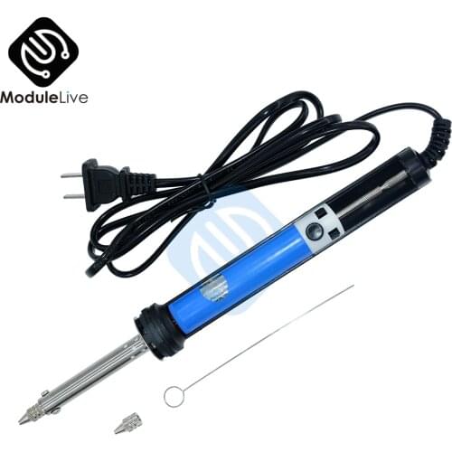 New Soldering Iron Strong Suction Capabilities Stylish Soldering Tools Tin Pump 220V 30W Electric Vacuum Tin Sucker Iron
