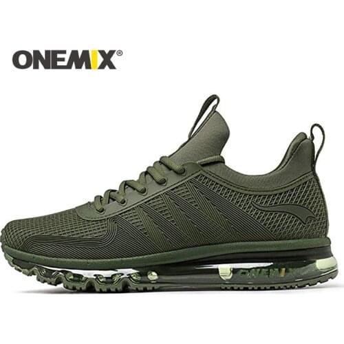 ONEMIX Men Sport Shoes Outdoor Running Shoes Air Cushion Sneakers Boy Trainer Damping Athletic Fitness Shoe Outdoor Casual Shoes