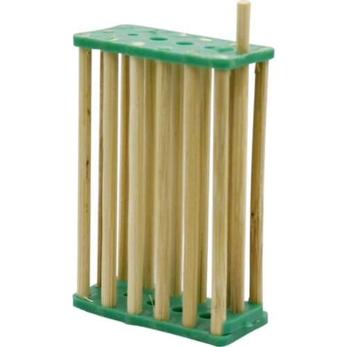 Bee Nest Bamboo Queen Bee Isolation Transport Cage Beekeeping Tools for Apiculture Beekeeper 50 Pcs