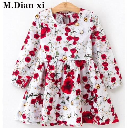 Summer Girl Dress Kids Children Dress Girls Long Sleeve Plaid Dress Soft Cotton Summer Princess Dresses Baby Girls Clothes