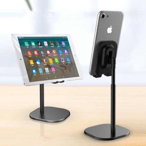 Liftable Universal Phone Desktop Holder for Car/Home/Office Aluminium Alloy Tablet Mobile Phone Desktop Holder Mount Bracket