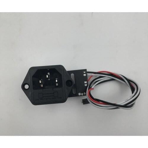 Reprap Prusa i3 MK3 Power Panic V 0.4 High Voltage With 10A 250V Fuse Switch and socket