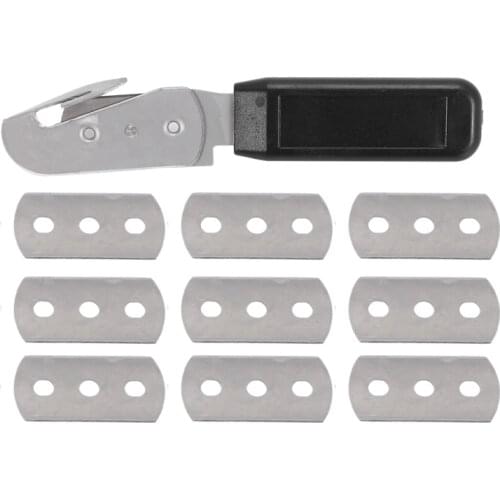 Vinyl Back Paper Slitter Cutter Manual Knife for Car Tinting and Backing Paper with 10 Extra Blade