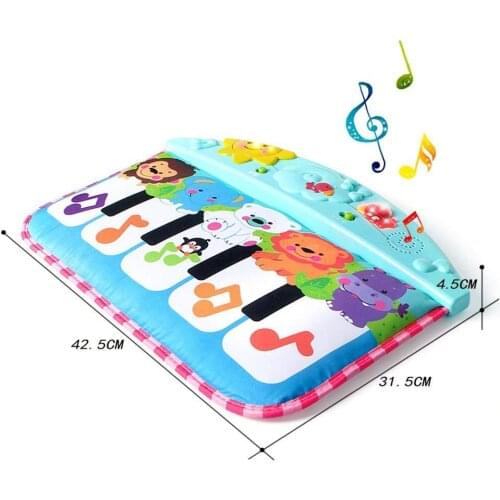 Cartoon Animal Baby Music Mat Piano Keyboard Carpet Blanket Early Education Toy