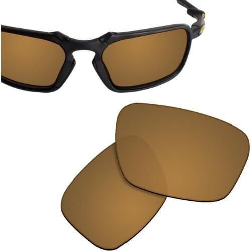 SmartVLT Replacement Lenses Polarized for Oakley Badman Sunglasses - Copper Gold