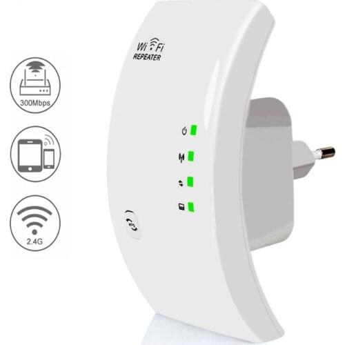 300Mbps Wireless Wifi Signal Amplifier Extension Repeater Wifi Repeater Home Routing Wireless AP 802.11n White