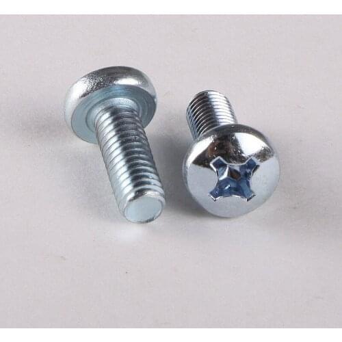 50PCS Cross Recessed Pan Head Screws Round Head Machine Screws Round Head Screws M3 * 5 GB818