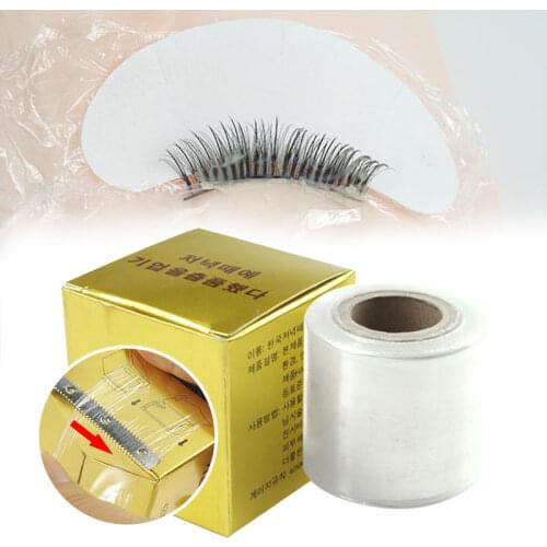1Box Eyelash Remover Wrap Grafting Eyelashes Plastic Wraps Preservative Film Lash Extension Accessories Professional Makeup Tool