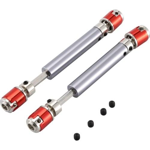 2PCS RC Cars Metal Drive Shaft 105/110-150mm for Axial SCX GMADE RC4WD TRX-4 Rock Crawler Upgraded Parts Accessories