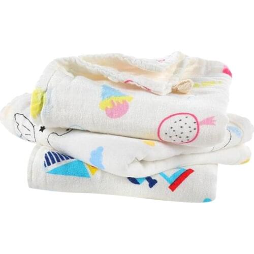 3-Pack Child Baby Towels Kids/Infant Wash Cloths for Face and Body Kindergarten Washcloth