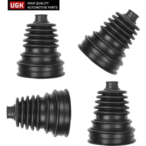 4PCS Black Universal Outer CV Boot Constant-Velocity Dust Cover Joint Boot Drive Shaft Universal Strong Elasticity Cars Tools