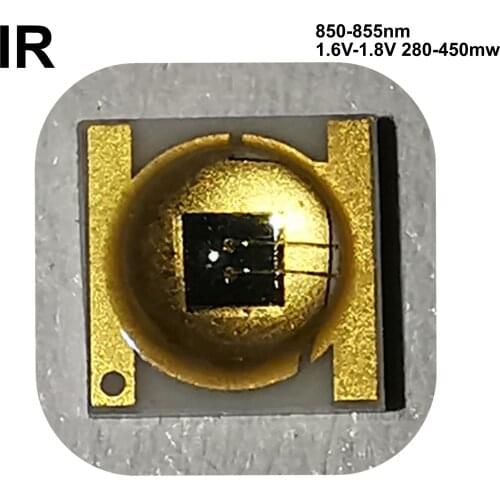 60PCS 3535 1W Replace 1W 2W 3W Infrared IR 850nm High Power LED Emitter Diode 90 Degree Luminescence Angl