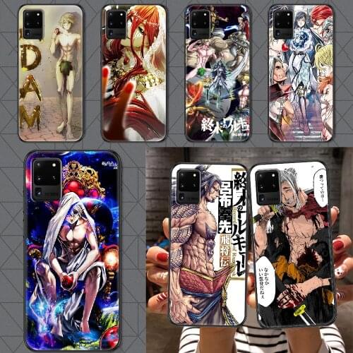 Record of Ragnarok Anime Phone case For Samsung Galaxy Note 4 8 9 10 20 S8 S9 S10 S10E S20 Plus UITRA Ultra black 3D cover