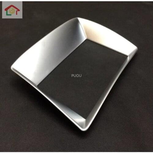 For Ford EDGE 2015 2016 2017 2018 Car styling body Navigation Pannel Central Frame ABS Chrome Matte Cover Sticker hoods 1pcs