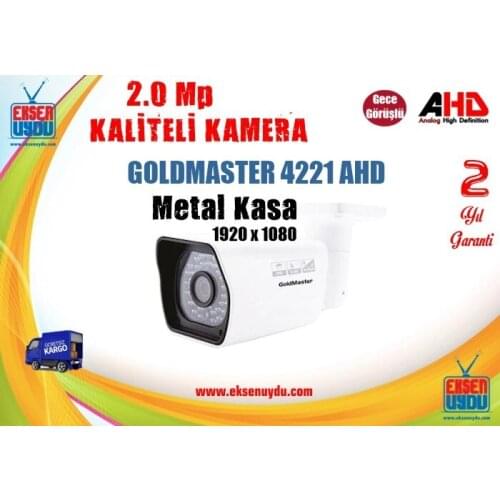 Goldmaster GHC-4221RF 2MP 3.6MM IR BULLET AHD Camera