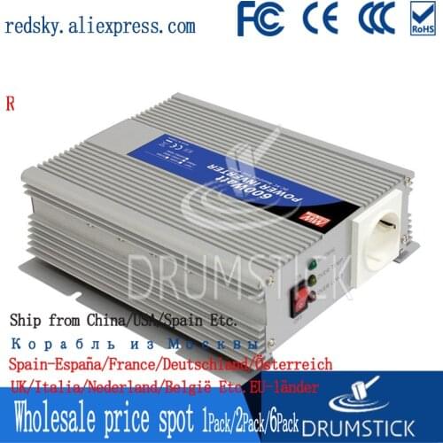 Transmit MEAN WELL Taiwan A301/A302-600-B2/F3/F4 switching power supply 600W modified sine wave car inverter