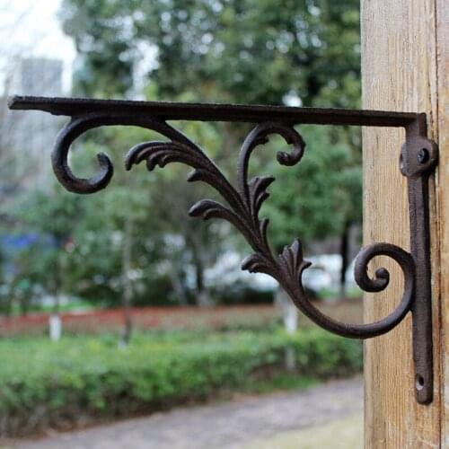 JD European Cast Iron Angle Support Rack Rack Tripod Iron Home Decoration