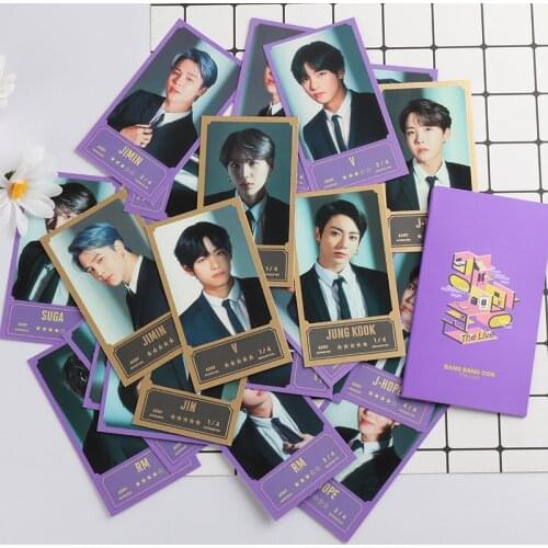 KPOP Bangtan Boys BBC Same Message Photo Cards The Live Memebers LOMO Cards Premium Photos