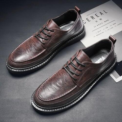 Sneakers Autumn Men Mens Sneakers Autumn Moccasins Leather Shoes For Men Casual Fashion Oxford Shoe Hand Stitching Summer