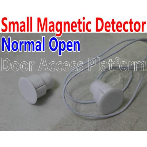 Small size Magnetic Sensor,Office Door Magnetic Detector,Size=25mmx 19mm ABS home security detector White color access controll