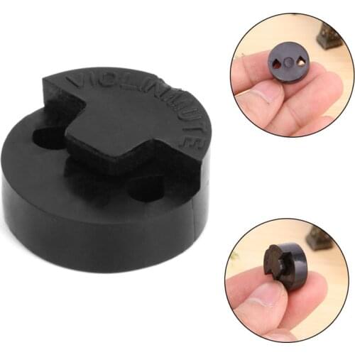 New 1Pc Black Acoustic Rubber Violin Mute Fiddle Silencer For Violin Sourdine Tools