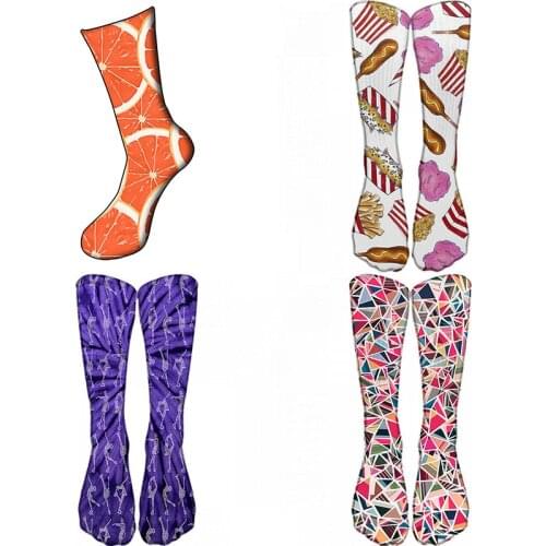 Creative Food Funny Socks Cotton Fruit Socks Men Novelty Design Dog Crew Skateboard Socks Calcetines Novedad Hombre