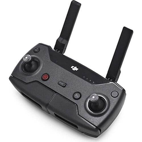 DJI Spark Remote Controller Video transmission range of up to 1.2 mi (2 km) Max speed of up to 31 mph (50 kph) in Sport mode