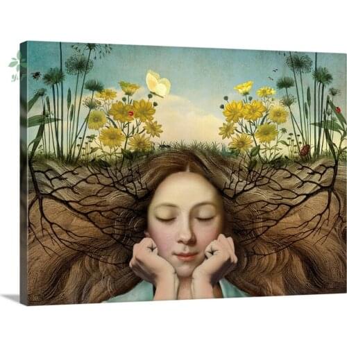 Listen Wall Art Oil Painting Print On Canvas Artwork Indoor Decoration