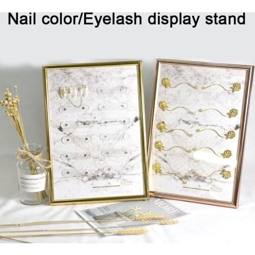 Nail Gel Color Display Stand Eyelash Storage Book Eyelashes Try on Effect Exhibit Auxiliary Tool Nail Eyelash Accessories