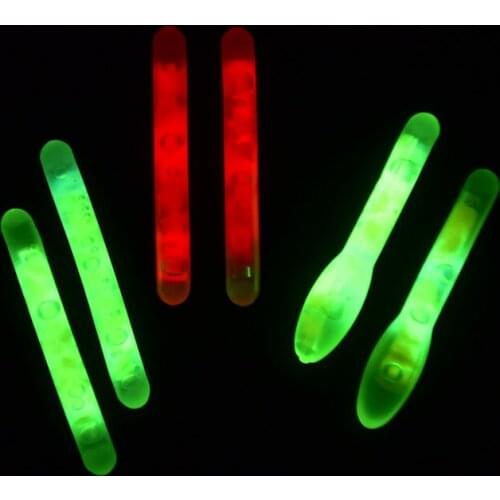 Lightstick 10Pcs/5bags Light Stick Fluorescent Glowing Stick Fishing Float Luminous Floater Accessory Gift
