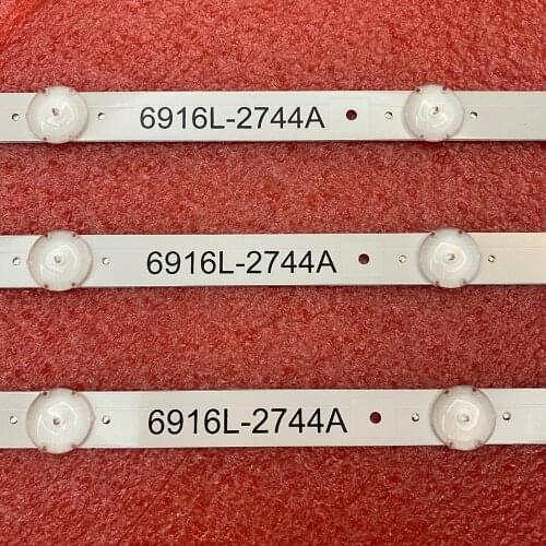 3 PCS/set 8LED 840mm LED Backlight strip For LG 43UH620V 43UH610T 43UH630V 43UH603V 6916L-2744A UHD 1