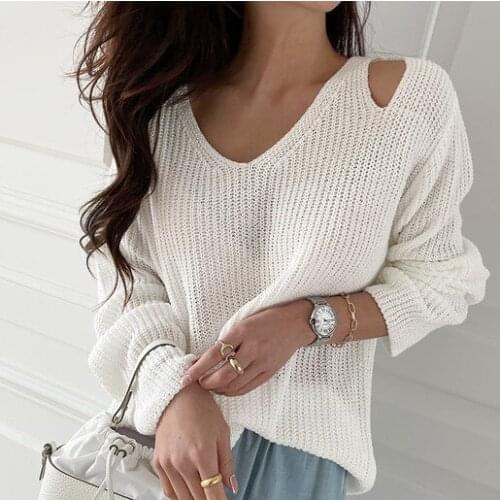2021 Women Sweater Pullover Female Knitting Overszie Long Sleeve Loose Elegant Knitted Thick Outerwear Womens Winter Sweaters
